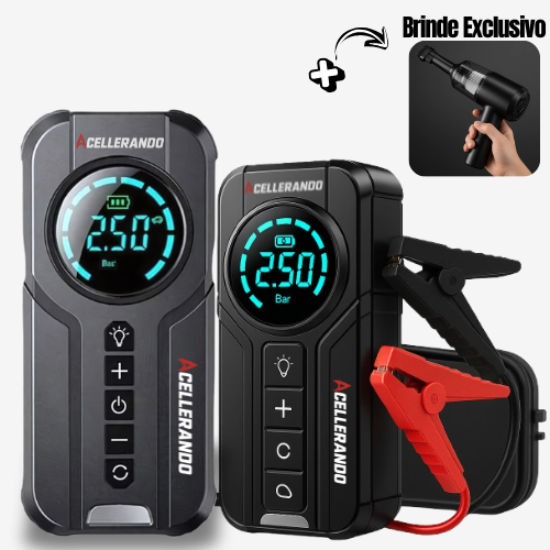 TurboPump™ – Auxiliar de Partida 4 EM 1 + BRINDE EXCLUSIVO | PROMOÇÃO LIMITADA ATÉ 23:59